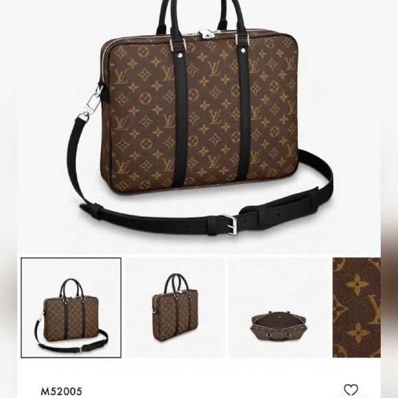 Like new LV briefcase Porte Documents Voyage - Picture 3 of 3